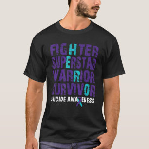 Camiseta Conciencia sobre la salud mental del superviviente