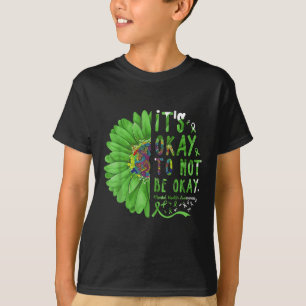 Camiseta Conciencia sobre la salud mental El girasol está b