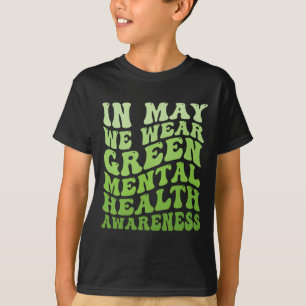 Camiseta Conciencia Sobre La Salud Mental En Mayo Usamos Me