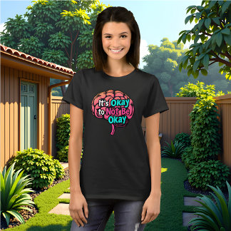 Camiseta Conciencia sobre la salud mental - Está bien no es