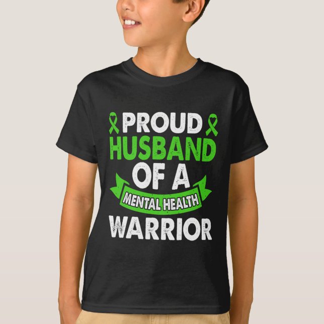 Camiseta Conciencia Sobre La Salud Mental Husbyn De Warrior (Anverso)
