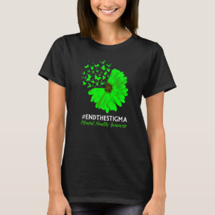 Camiseta Conciencia Sobre La Salud Mental La Mariposa Del G
