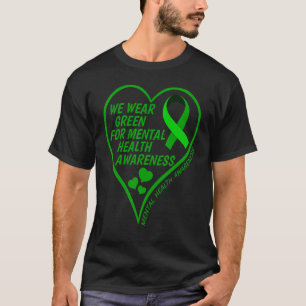 Camiseta Conciencia Sobre La Salud Mental Que Usamos En Ver