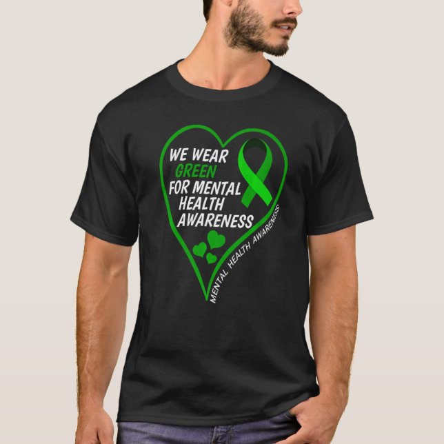 Camiseta Conciencia Sobre La Salud Mental Que Usamos En Ver (Anverso)