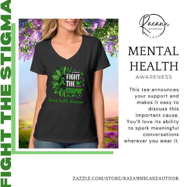 Camiseta Conciencia sobre la salud mental V-Neck T-Shirt (Subido por el creador)
