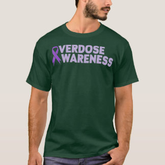 Camiseta Conciencia sobre la sobredosis Addicción Recuperac