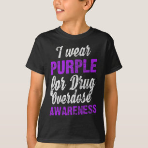 Camiseta Conciencia sobre la sobredosis de drogas de amor q