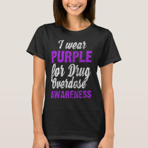 Camiseta Conciencia sobre la sobredosis de drogas de amor q