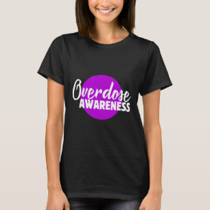 Camiseta Conciencia sobre la sobredosis de drogas en hombre