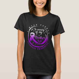 Camiseta Conciencia sobre la sobredosis de drogas en memori