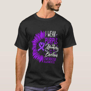 Camiseta Conciencia sobre la sobredosis de drogas en memori