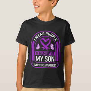 Camiseta Conciencia sobre la sobredosis de drogas en memori