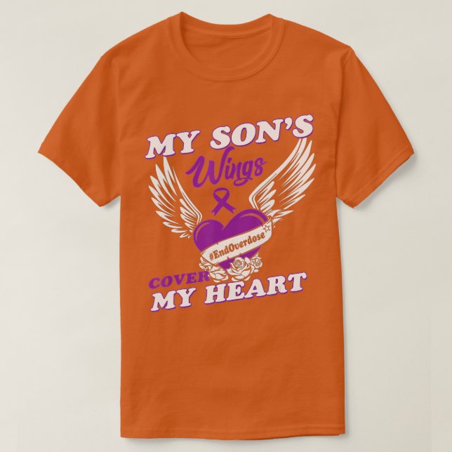Camiseta Conciencia sobre la sobredosis de drogas Regalos d (Diseño del anverso)