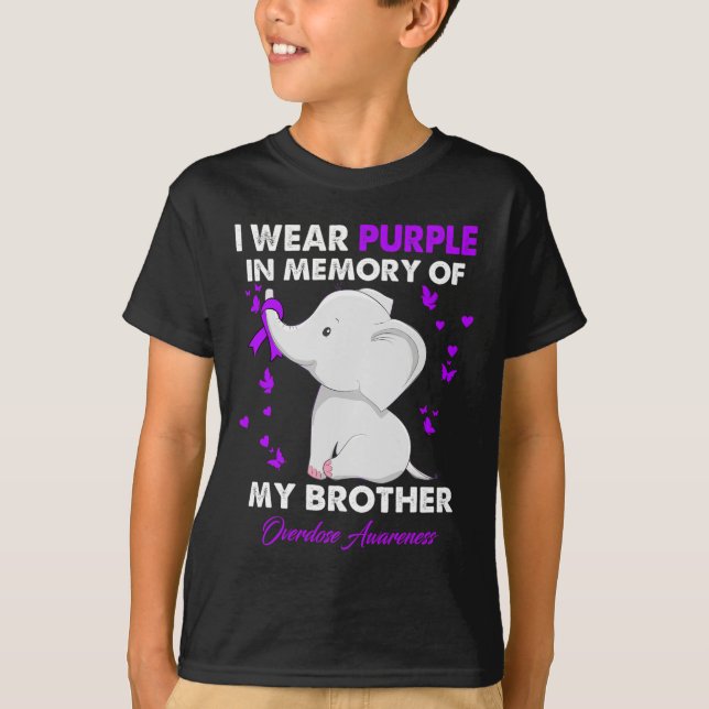 Camiseta Conciencia Sobre La Sobredosis De Elefantes Que Us (Anverso)