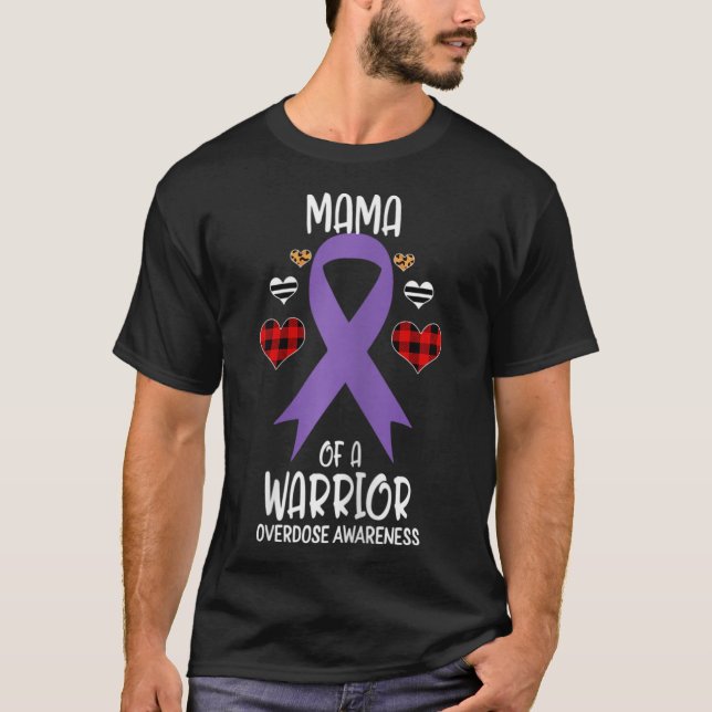 Camiseta Conciencia Sobre La Sobredosis Mamá De Una Madre G (Anverso)