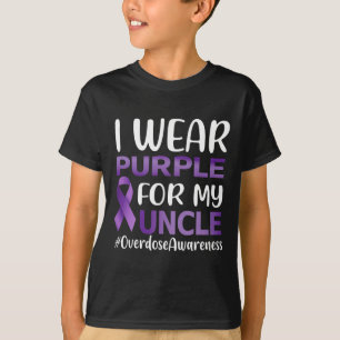 Camiseta Conciencia Sobre La Sobredosis Que Uso Para Mi Tío