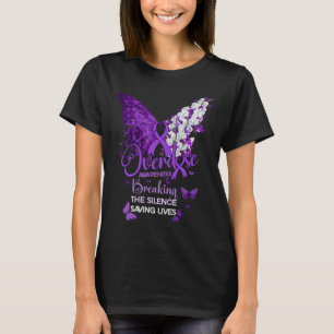 Camiseta Conciencia Sobre La Sobredosis Rompiendo El Silenc