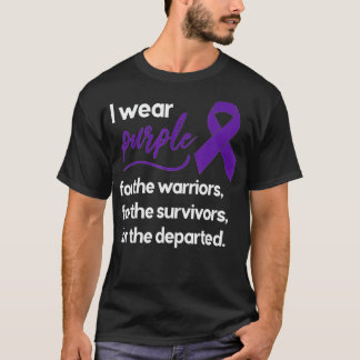 Camiseta Conciencia sobre la sobredosis Uso Morado
