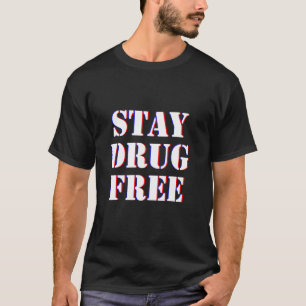 Camiseta Conciencia sobre las drogas para hombres Permanenc