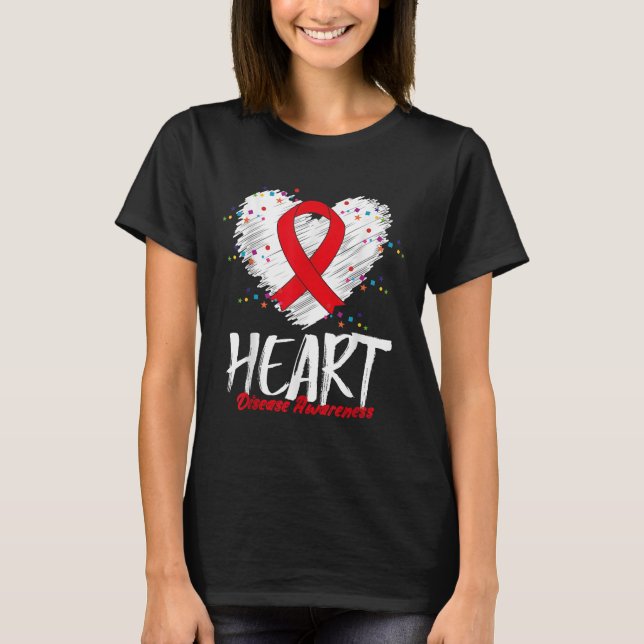 Camiseta Conciencia sobre las enfermedades cardíacas _2 (Anverso)