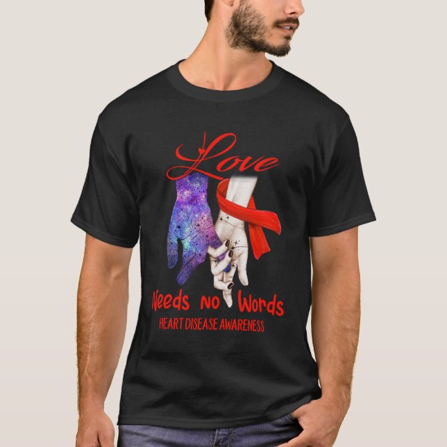 Camiseta Conciencia sobre las enfermedades cardíacas - El a (Anverso)