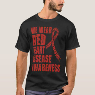 Camiseta Conciencia Sobre Las Enfermedades Cardíacas Que Us