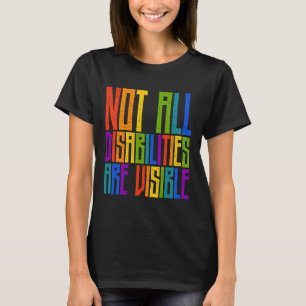 Camiseta Conciencia sobre las personas con discapacidad No 