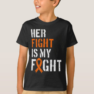Camiseta Conciencia sobre leucemia Su Lucha Es Mi Apoyo De 