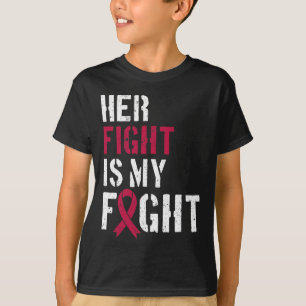 Camiseta Conciencia sobre leucemia Su Lucha Es Mi Apoyo De 