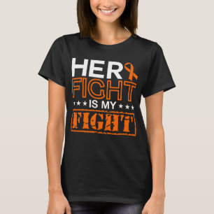 Camiseta Conciencia sobre leucemia Su Lucha Es Mi Apoyo De