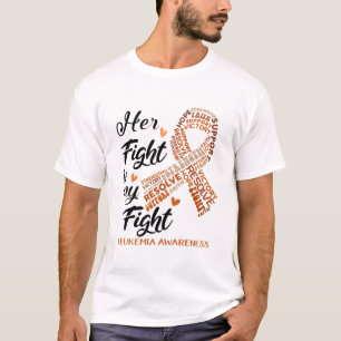 Camiseta Conciencia sobre leucemia Su lucha es mi lucha