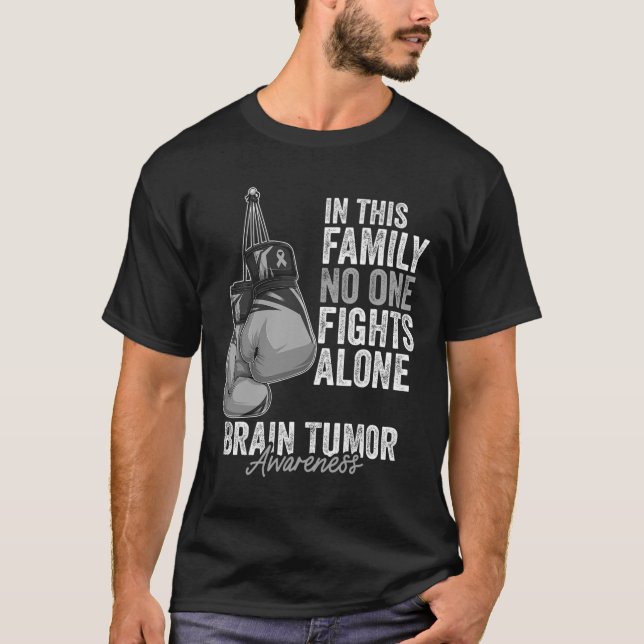 Camiseta Conciencia sobre los tumores cerebrales Mes El Box (Anverso)