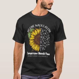 Camiseta Conciencia sobre los tumores cerebrales: NADIE CAM