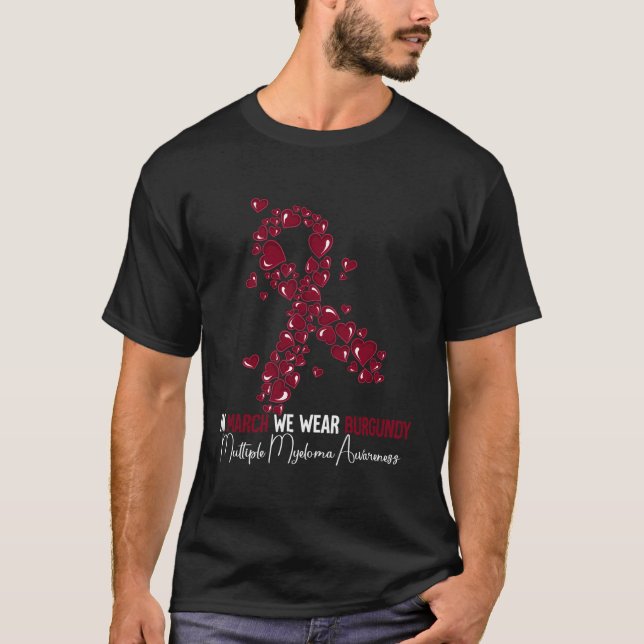 Camiseta Conciencia sobre mieloma múltiple (Anverso)
