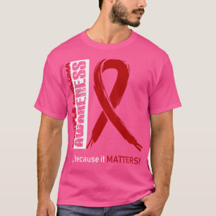 Camiseta Conciencia sobre mieloma múltiple porque importa