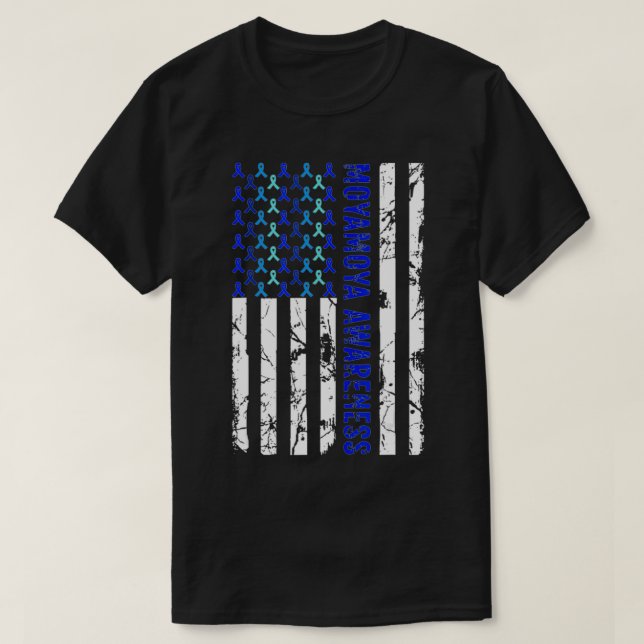 Camiseta Conciencia sobre Moyamoya Enfermedad de Moyamoya d (Diseño del anverso)