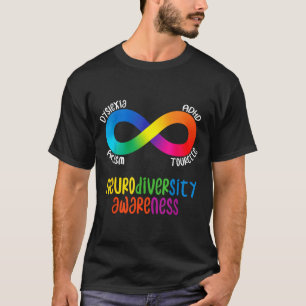 Camiseta Conciencia sobre neurodiversidad TDAH Au Dislexia