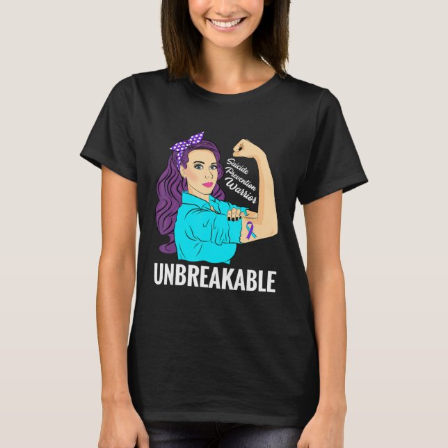 Camiseta Conciencia sobre prevención del suicidio Guerrero  (Anverso)