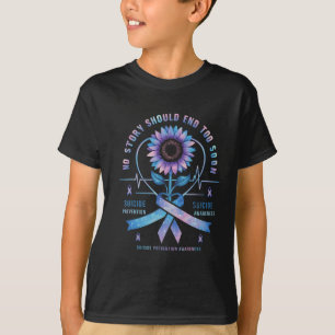 Camiseta Conciencia sobre prevención del suicidio Ninguna h