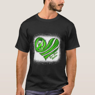 Camiseta Conciencia sobre Salud Mental Corazón Verde Salud