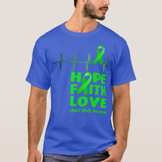 Camiseta Conciencia sobre Salud Mental Green3473