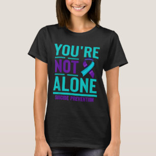 Camiseta Conciencia sobre Salud Mental Morado Verde Prevenc
