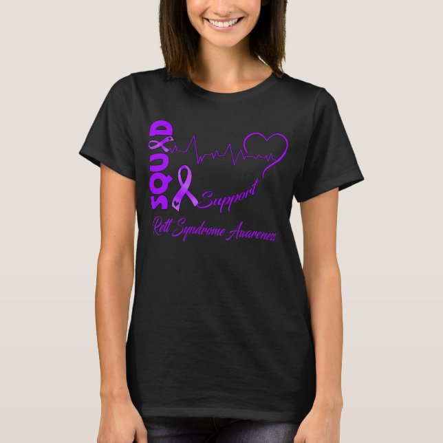 Camiseta CONCIENCIA SOBRE SÍNDROME DE Squad RETT (Anverso)