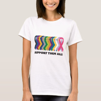 Camiseta Conciencia sobre todo el cáncer