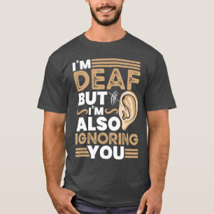 Camiseta Conciencia sorda divertida ASL Audiencia de Acceso