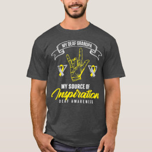 Camiseta Conciencia sordera Abuelo Sordera pérdida de audi
