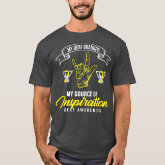 Camiseta Conciencia sordera Abuelo Sordera pérdida de audic
