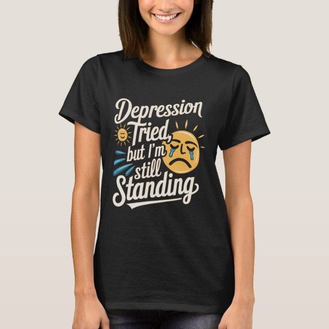 Camiseta Conciencia suicida Depresión Ansiedad Salud mental (Anverso)