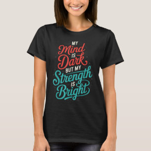 Camiseta Conciencia suicida Depresión Ansiedad Salud mental