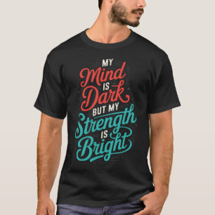 Camiseta Conciencia suicida Depresión Ansiedad Salud mental